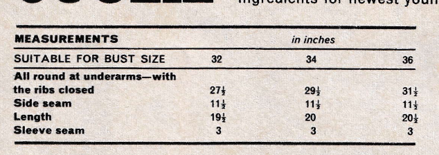 Coolie Top for Ladies - Skinny Rib Style Vintage Knitting Pattern