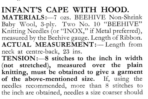P&B No 3748 Baby Carrying Capes in 3 ply Knitting Pattern