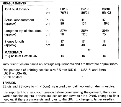 Long Lace Sweater for Women Knitting Pattern