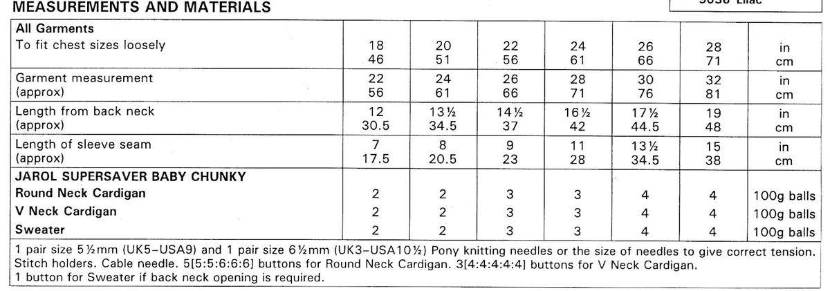 Chunky Baby Sweater & Cardigan Knitting Pattern PDF