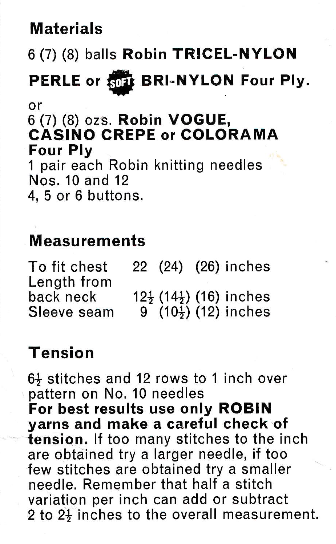 Girls Cardigans Knitting Pattern in 4 Ply