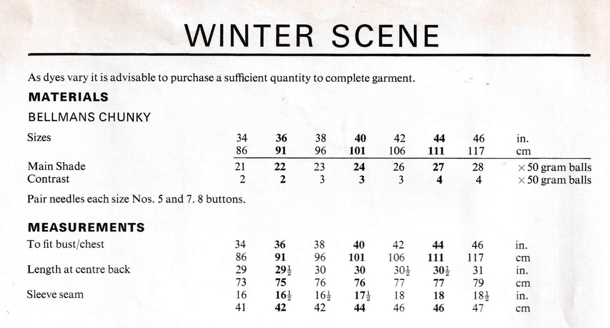 Snowflake Fair Isle Chunky Jackets for Men and Women Vintage Knitting Pattern PDF