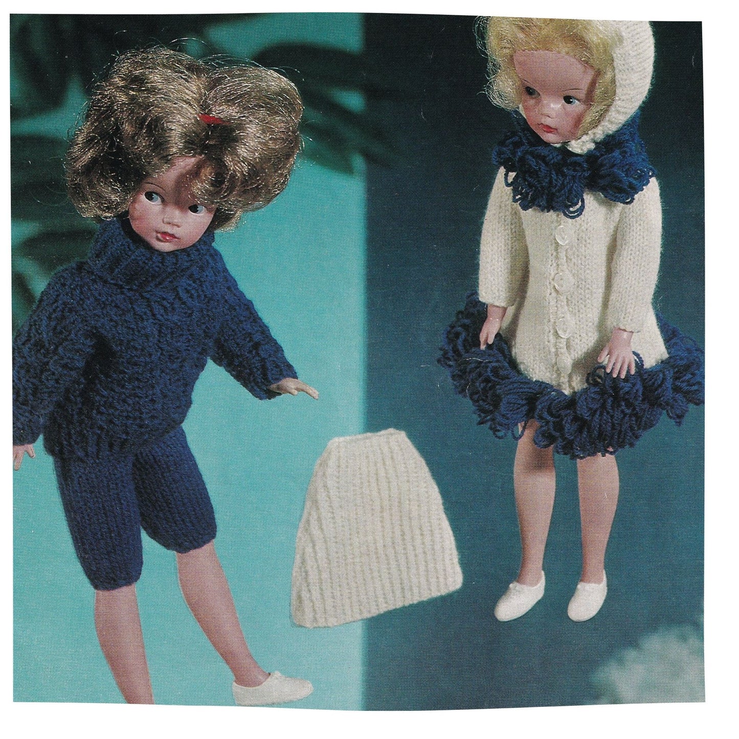 Sindy Dolls Clothes Vintage Knitting Pattern