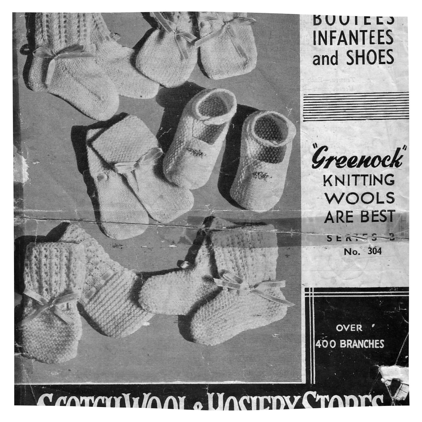 Free Baby Booties Vintage Knitting Patterns