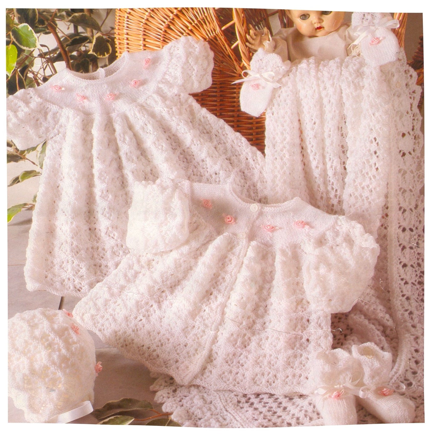 Littlewoods 1039 Vintage 3 Ply Baby Layette Knitting Pattern