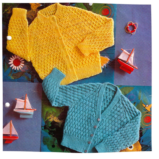4 Ply Child Cardigan Knitting Pattern