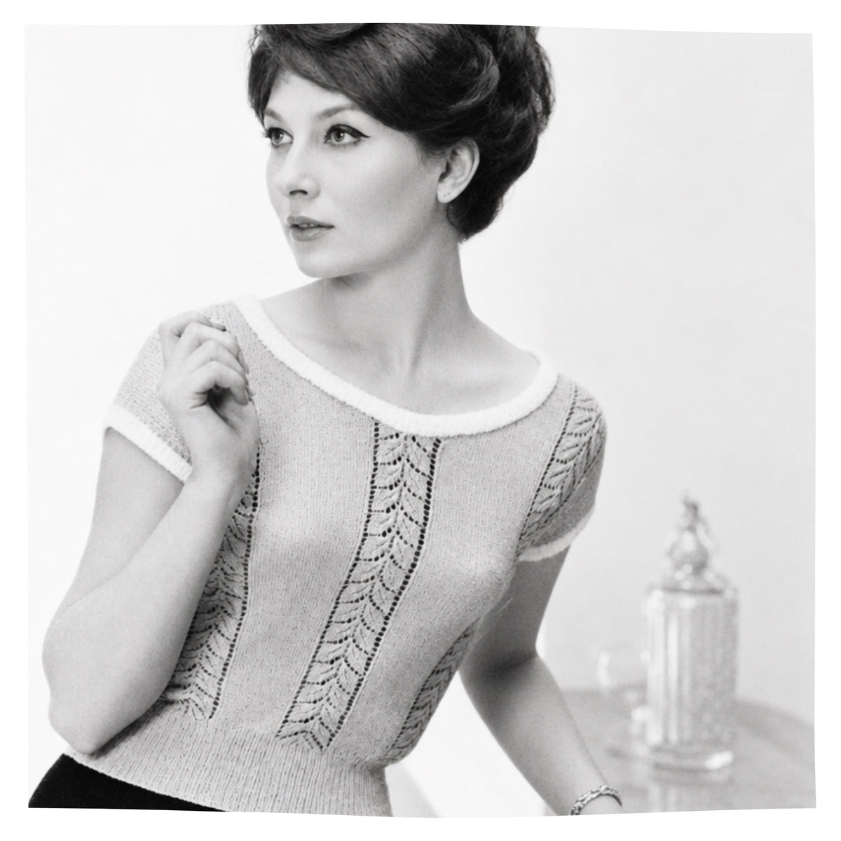Women's 3 Ply Lace Tops Knitting Pattern PDF – Two Designs