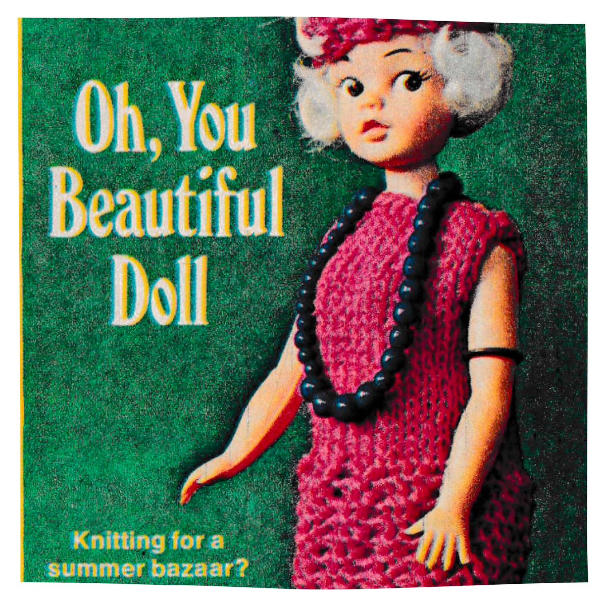 Doll Dress Knitting Pattern PDF – 4 Ply Lace Dress