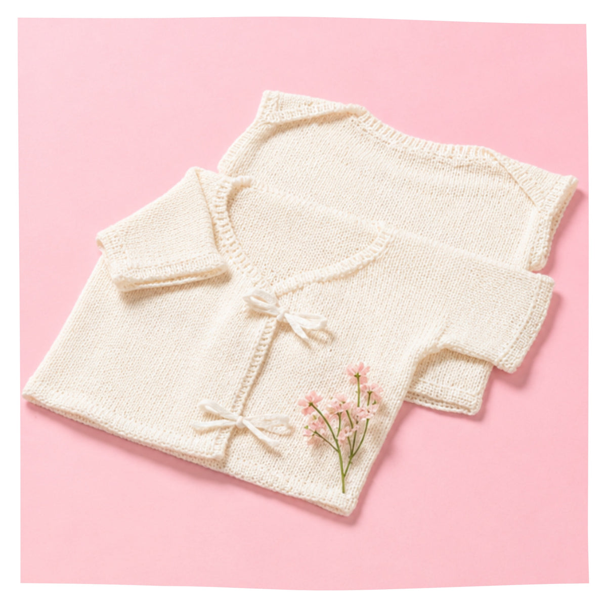Baby Vests Knitting Pattern PDF – 3 Ply