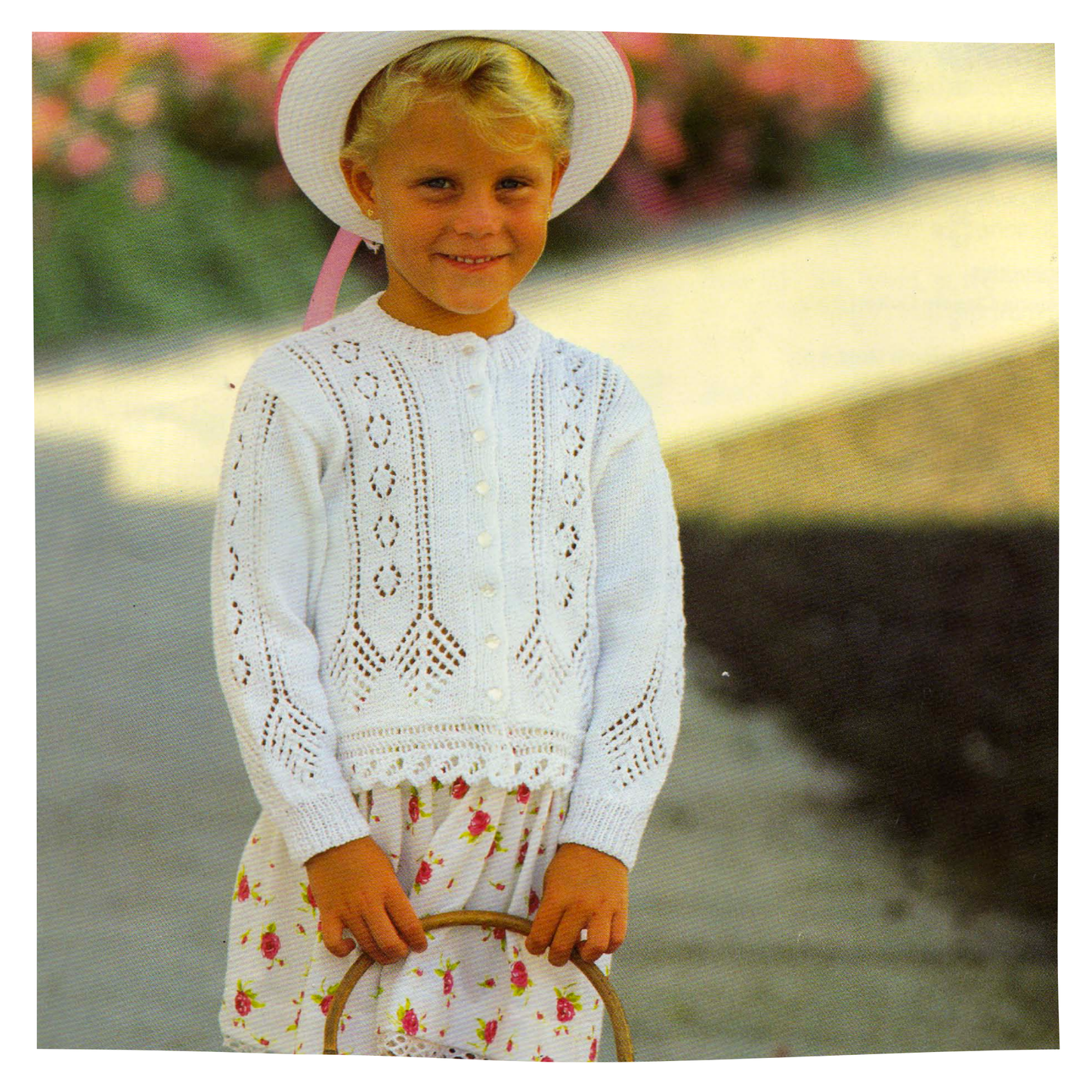 Girls 4 ply Cardigan Knitting Pattern