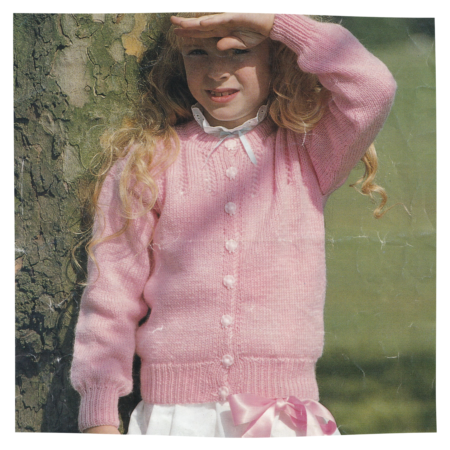 Girls easy knit cardigan knitting pattern