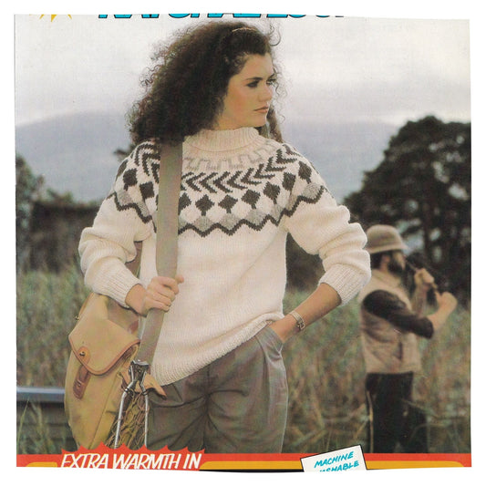 Aran Weight Icelandic Jumper for Women