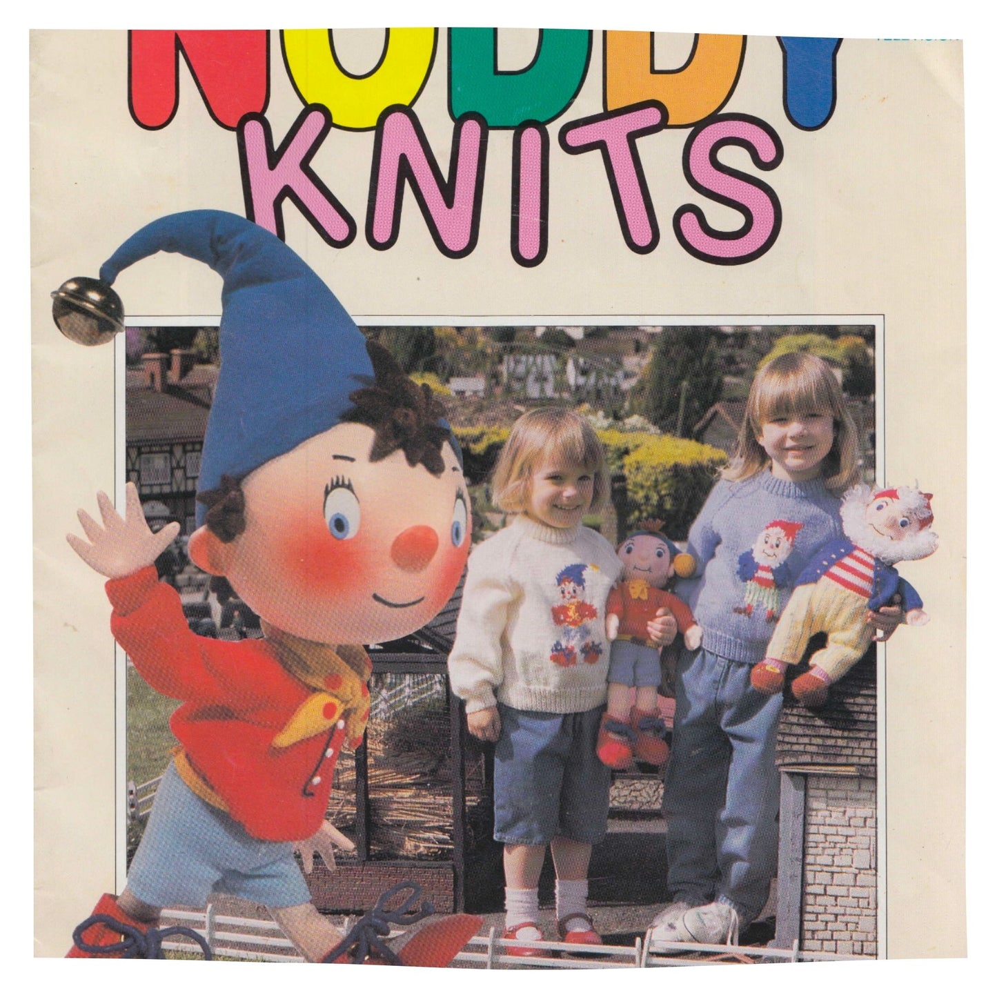 Noddy Intarsia Sweaters and Toys Vintage Knitting Pattern for Children