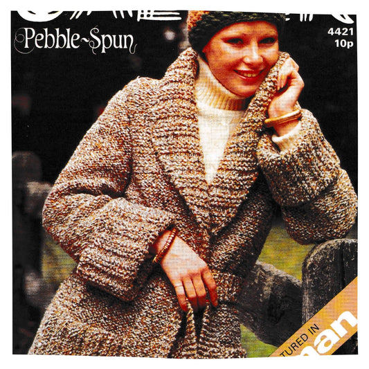 Chunky Chill Eater Jacket for Women Knitting Pattern