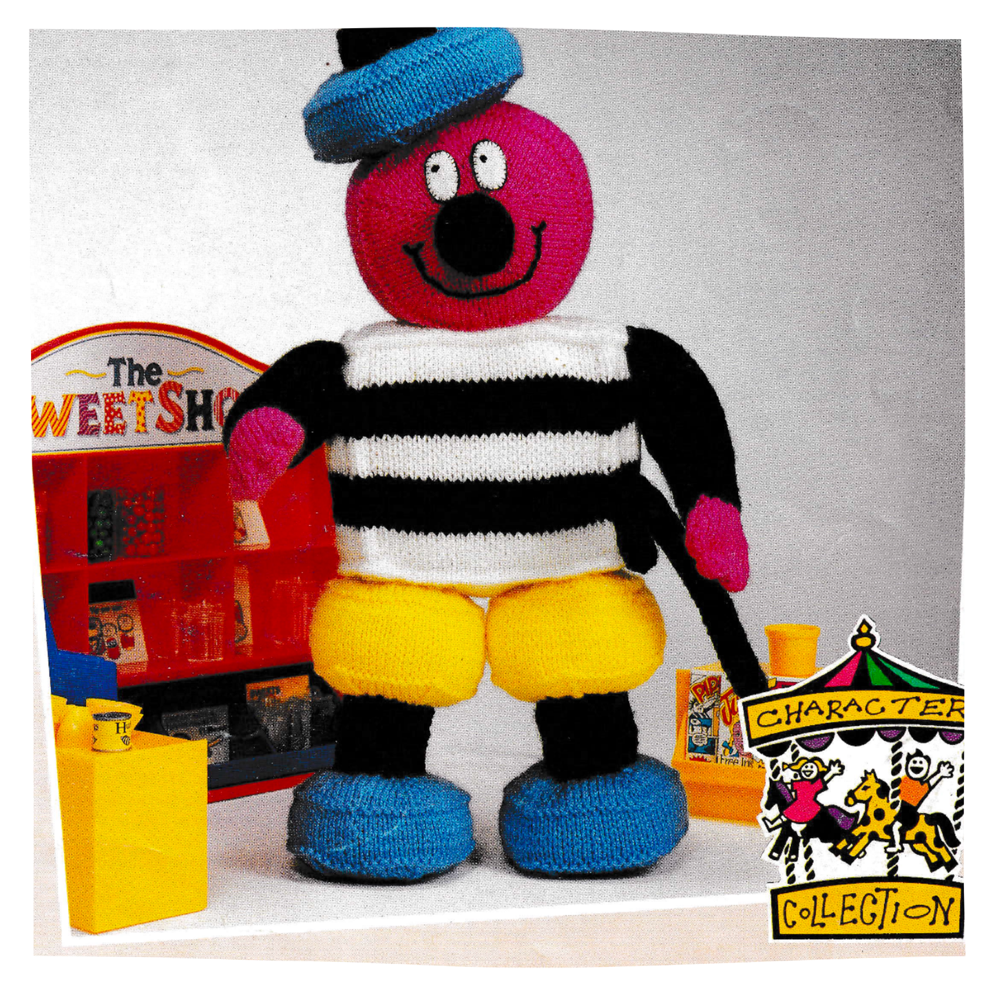 Bertie Basset Toy Vintage Knitting Pattern