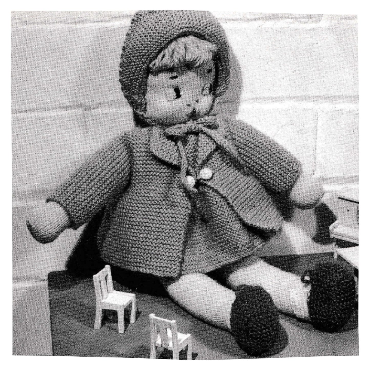 Miranda Rag Doll Vintage Knitting Pattern plus Dolls Clothes