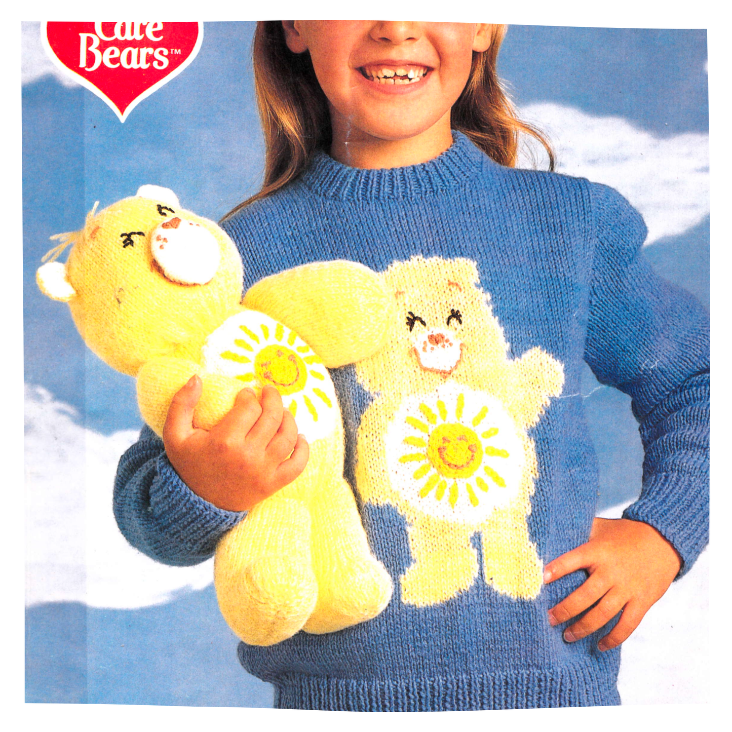 Care Bears Toys and Intarsia Picture Sweaters Knitting Pattern