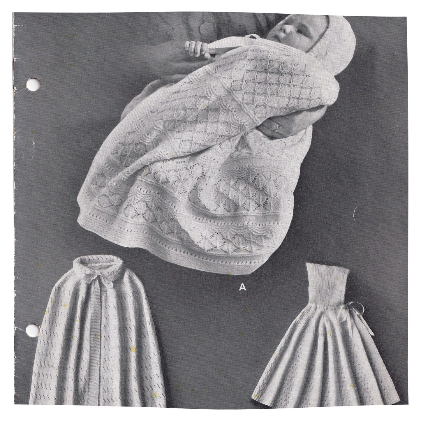 P&B No 3748 Baby Carrying Capes in 3 ply Knitting Pattern