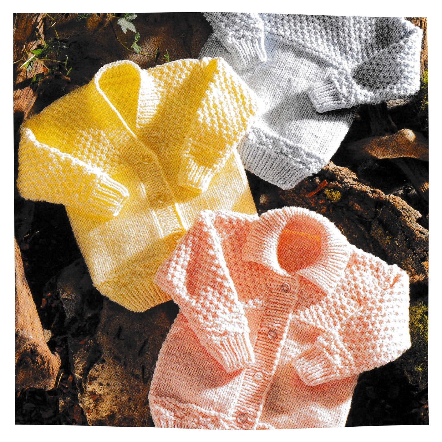 Chunky cardigans and sweater for children