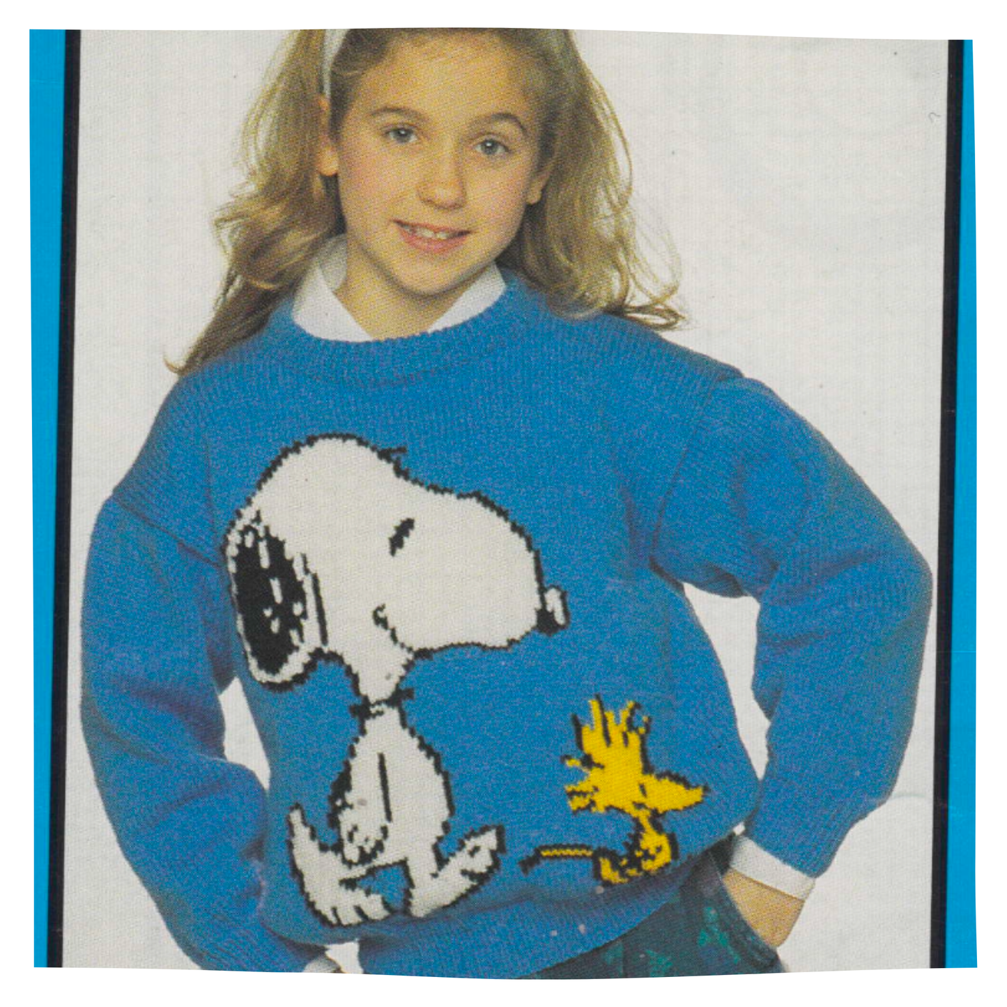 Snoopy Intarsia Sweaters Knitting Pattern