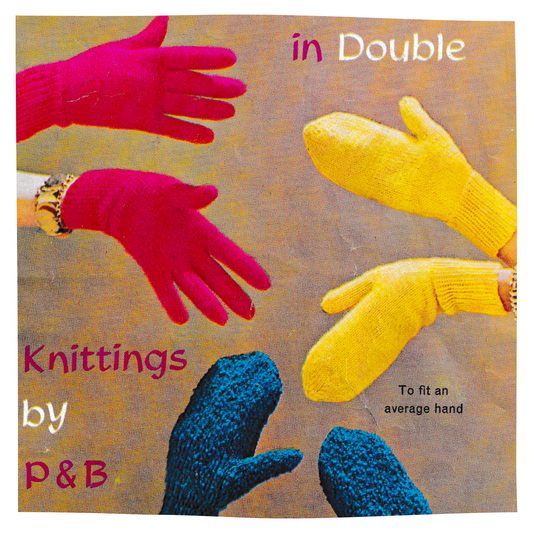 Ladies Gloves and Mittens in DK yarn