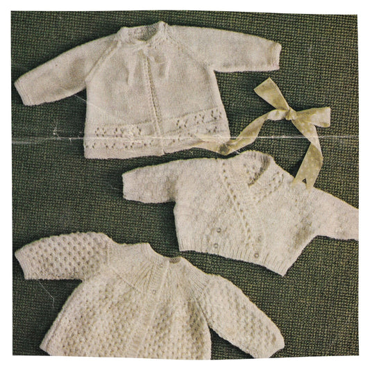 Baby Matinee Coats Free Knitting Pattern