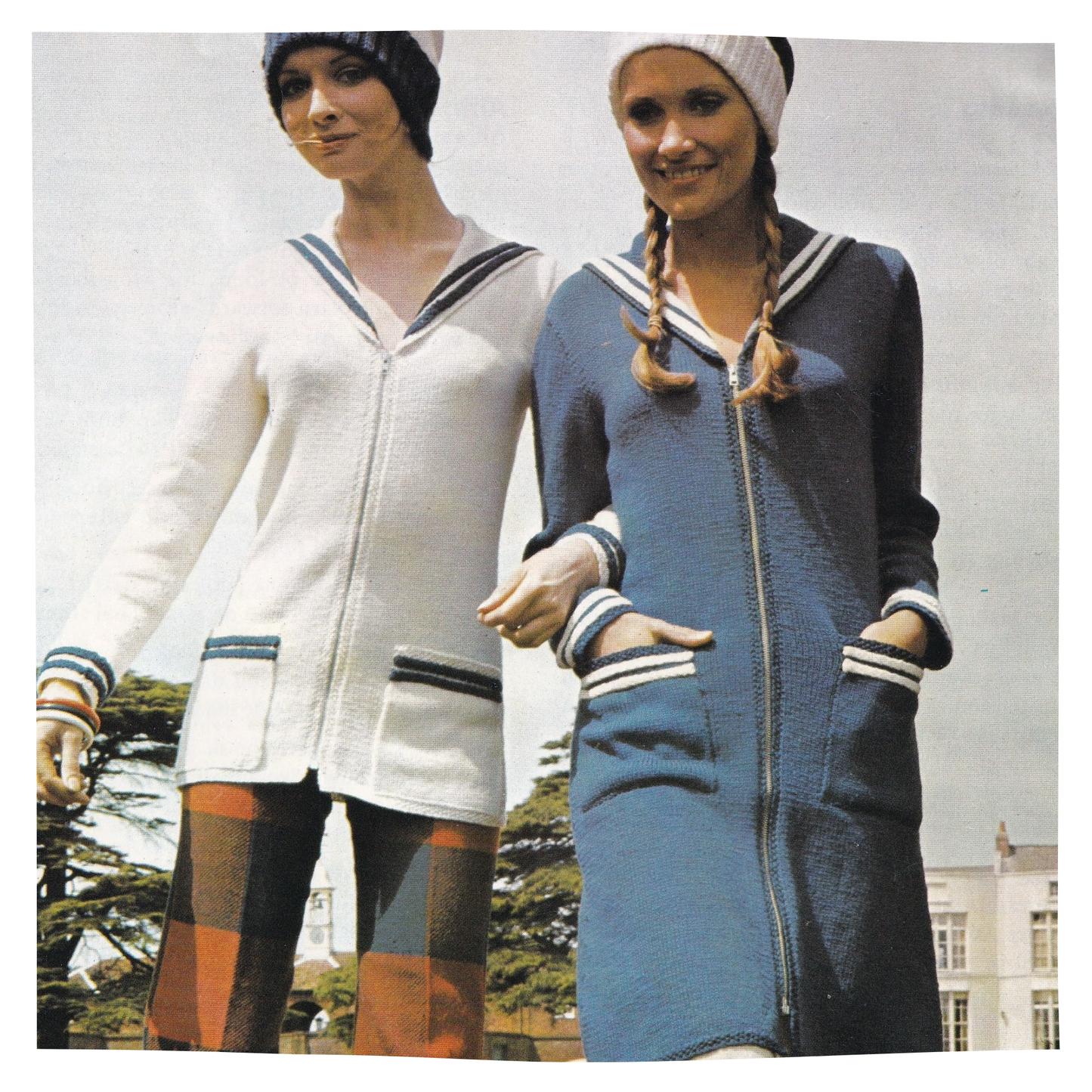 The Nautical Look Sailor Coat and Jacket for Women Knitting Pattern