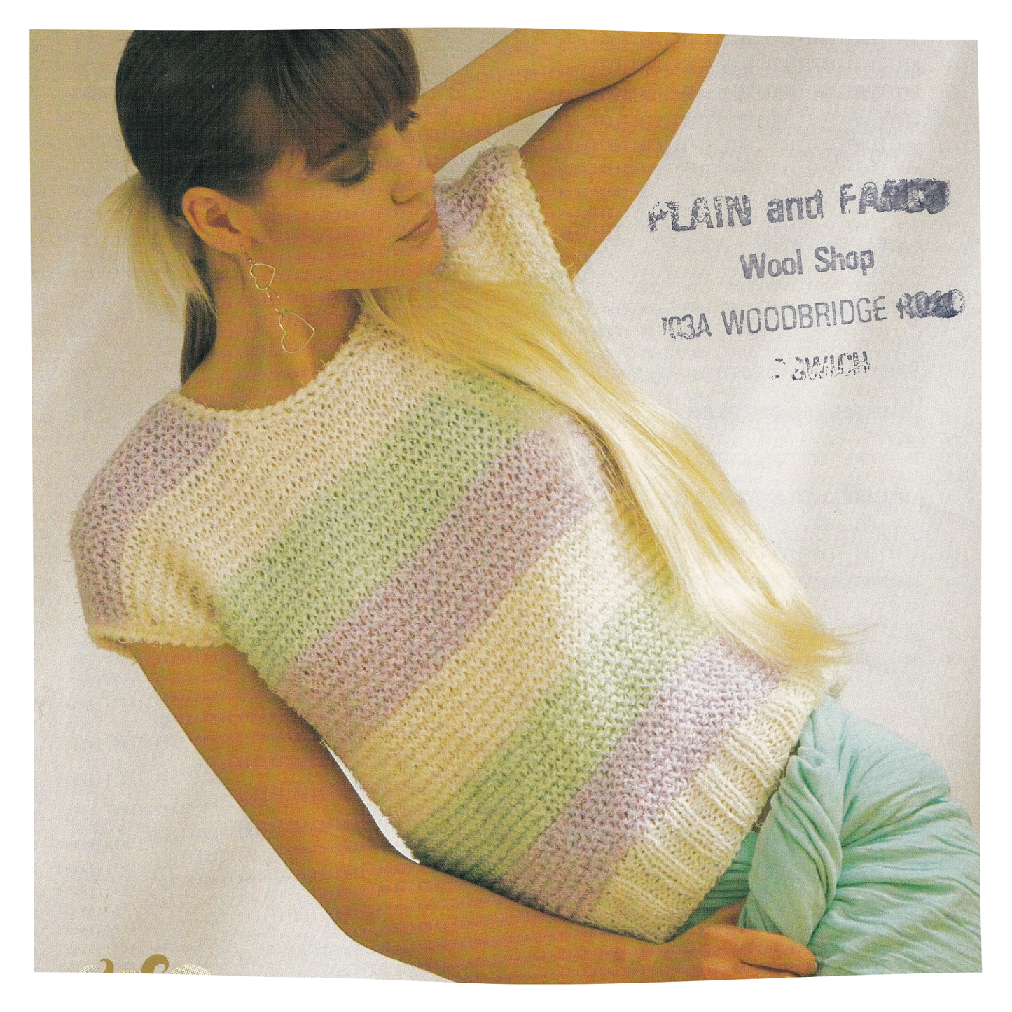 Vintage Knitting Pattern - Summer Top for Women