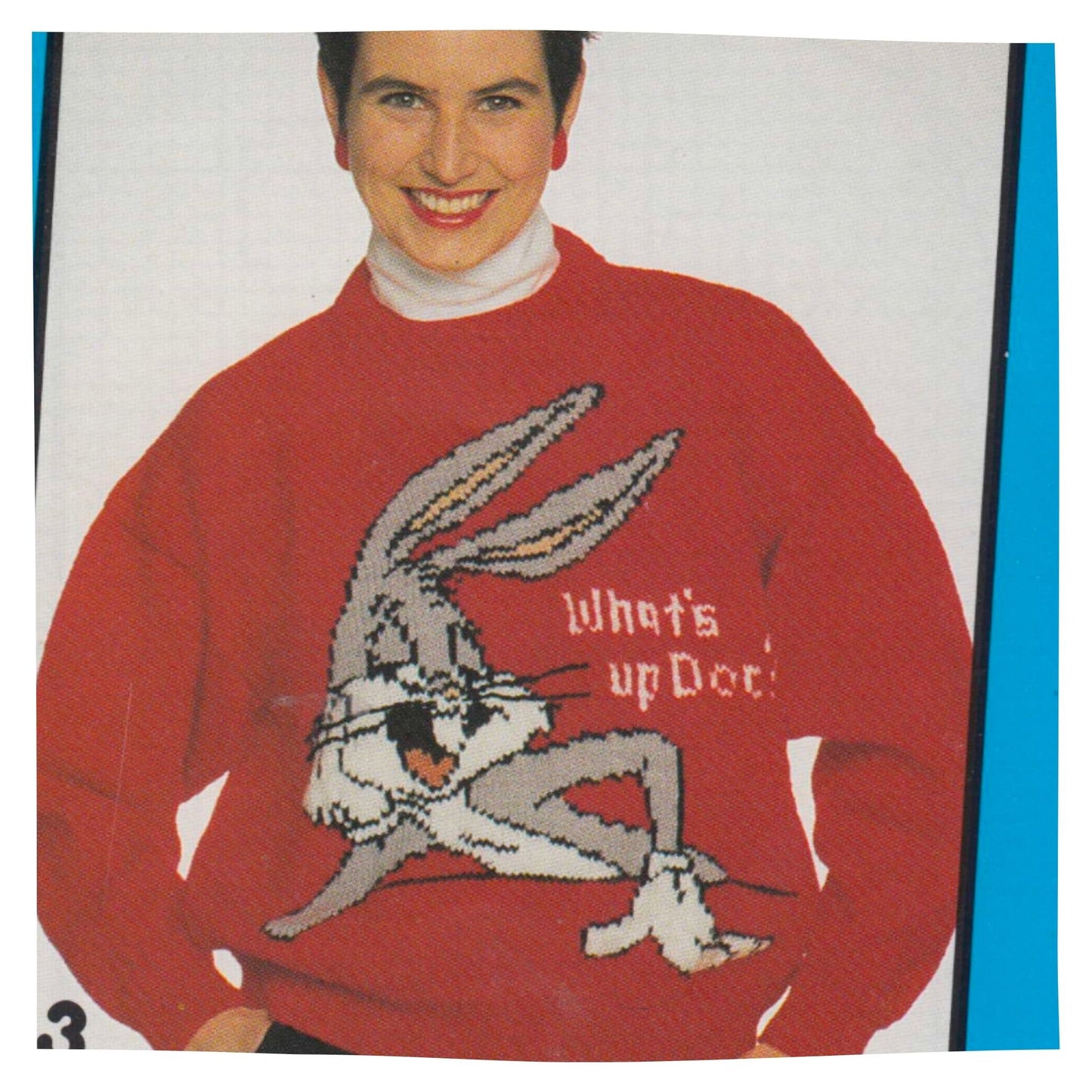 Bugs Bunny Character Picture Sweaters Knitting Pattern
