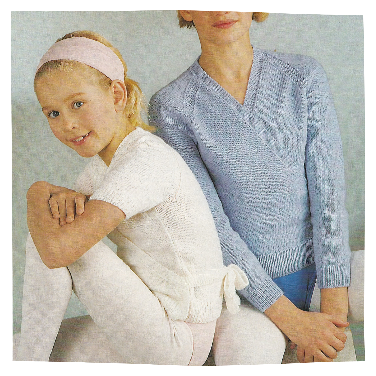 Girls Ballet Cardigan Knitting Pattern in 4 Ply