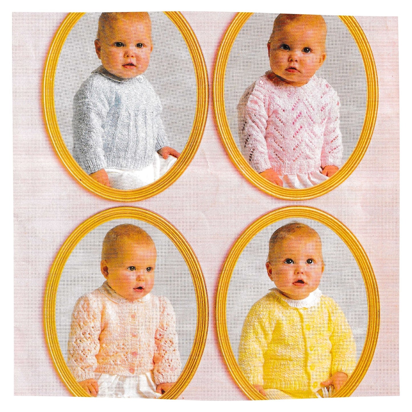4 x baby cardigans and sweaters pattern