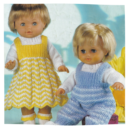 Dolls Clothes Knitting Pattern