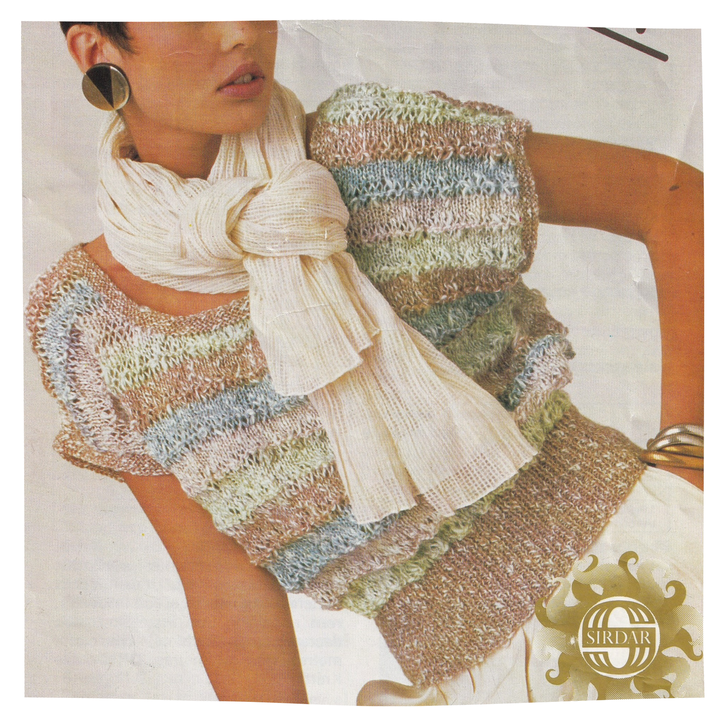Summer Top for Women Knitting Pattern 6756