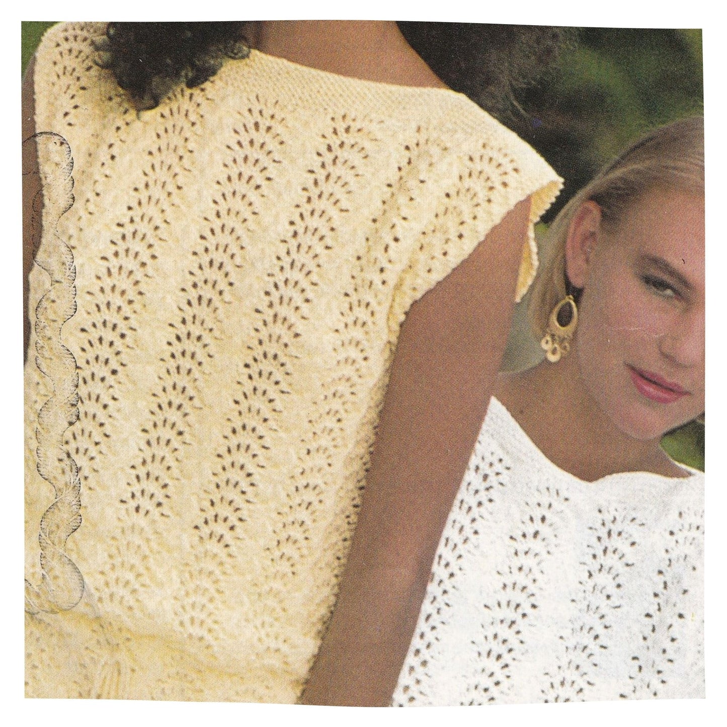 Summer Top for Women Knitting Pattern B 7400