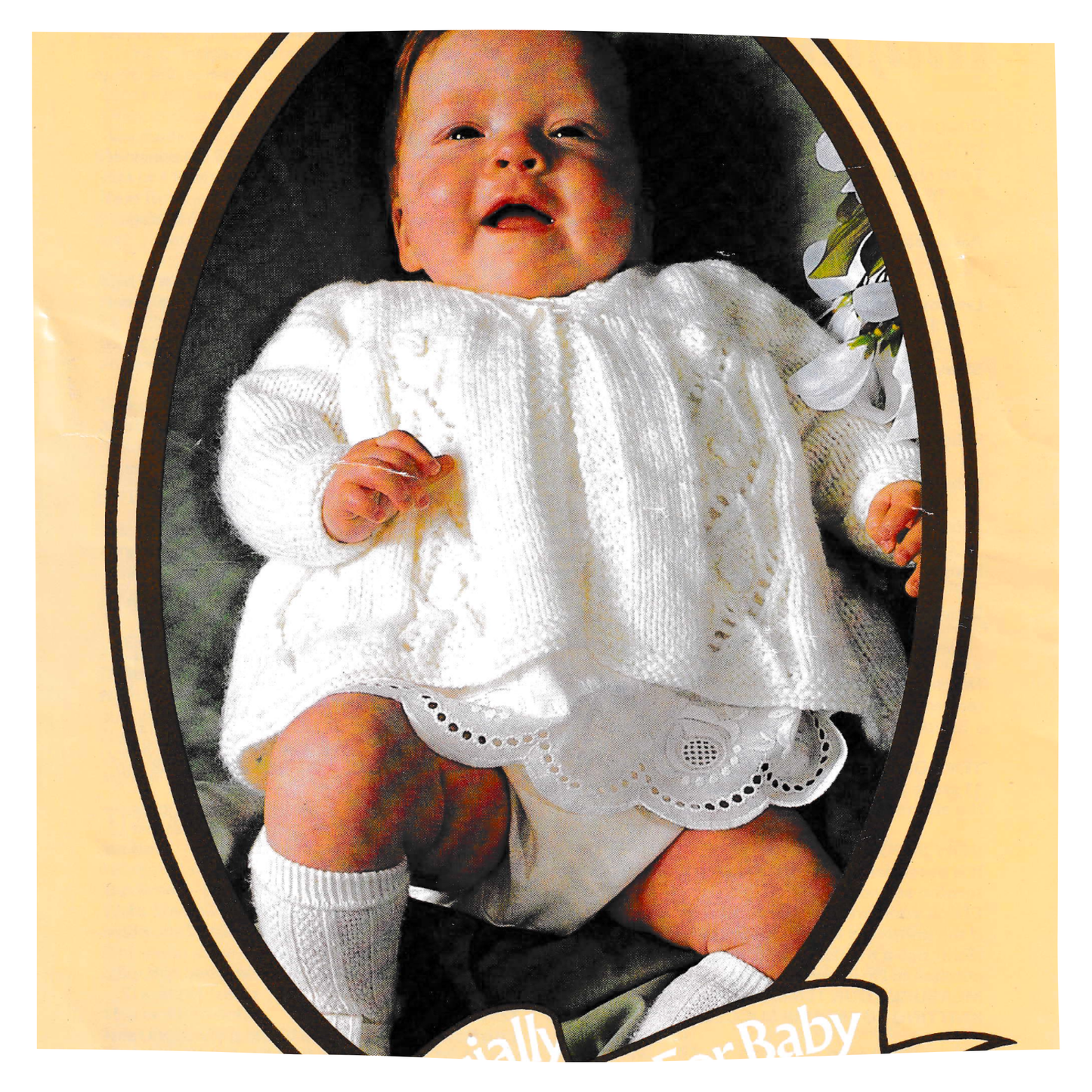 Baby Matinee Coat Cardigan Knitting Pattern