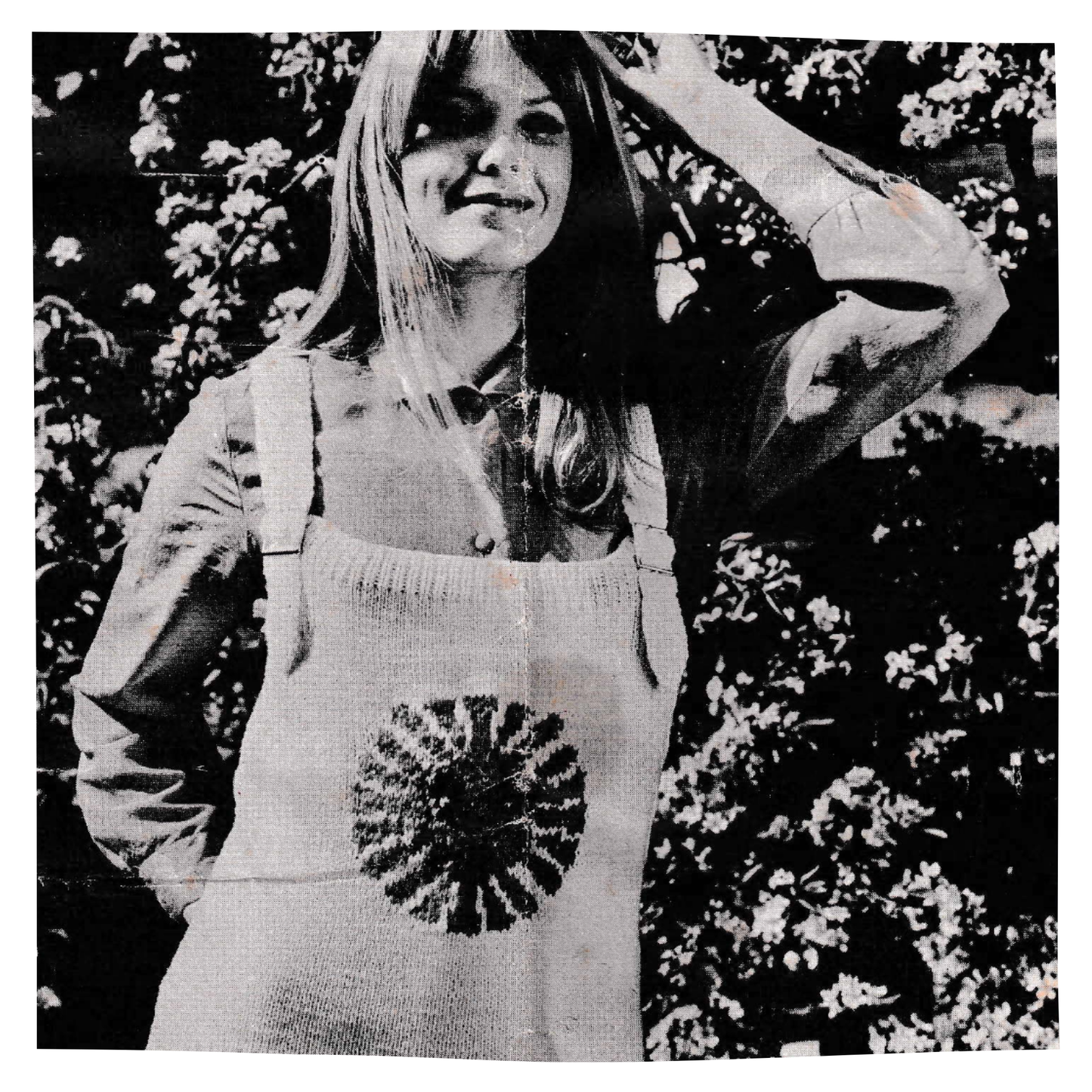 Zodiac star sign tank top vintage knitting pattern