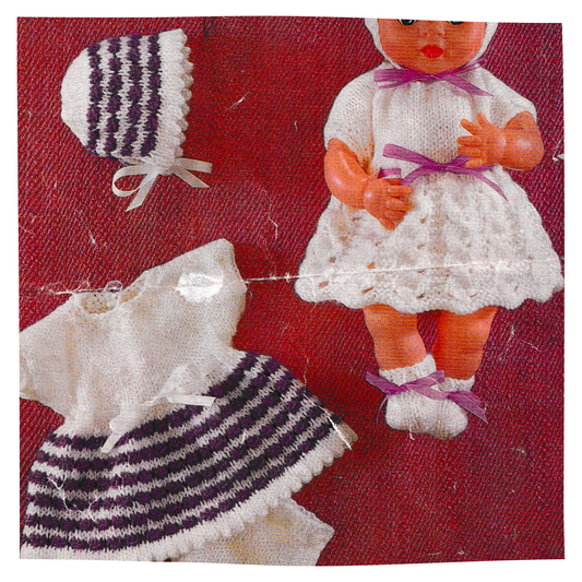 Pedigree Dolls Clothes Knitting Pattern