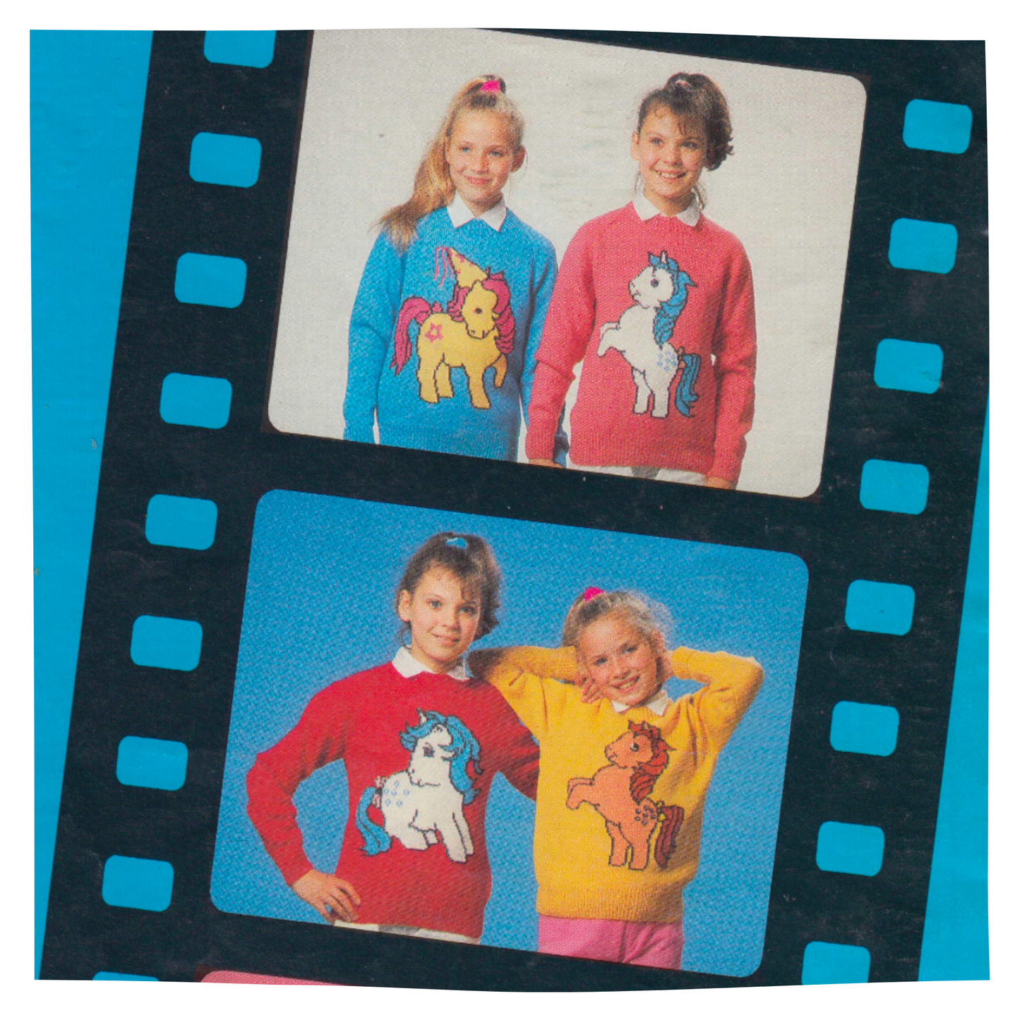 My Little Pony Intarsia Sweaters Knitting Pattern