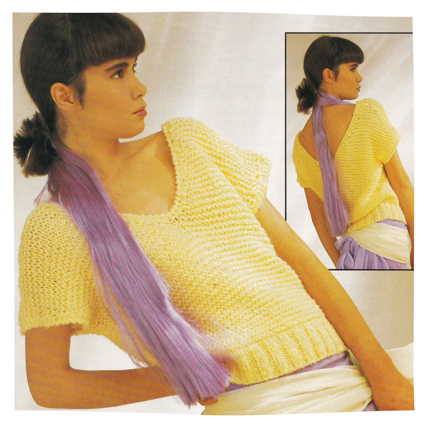 Summer Top for Women Knitting Pattern b7087
