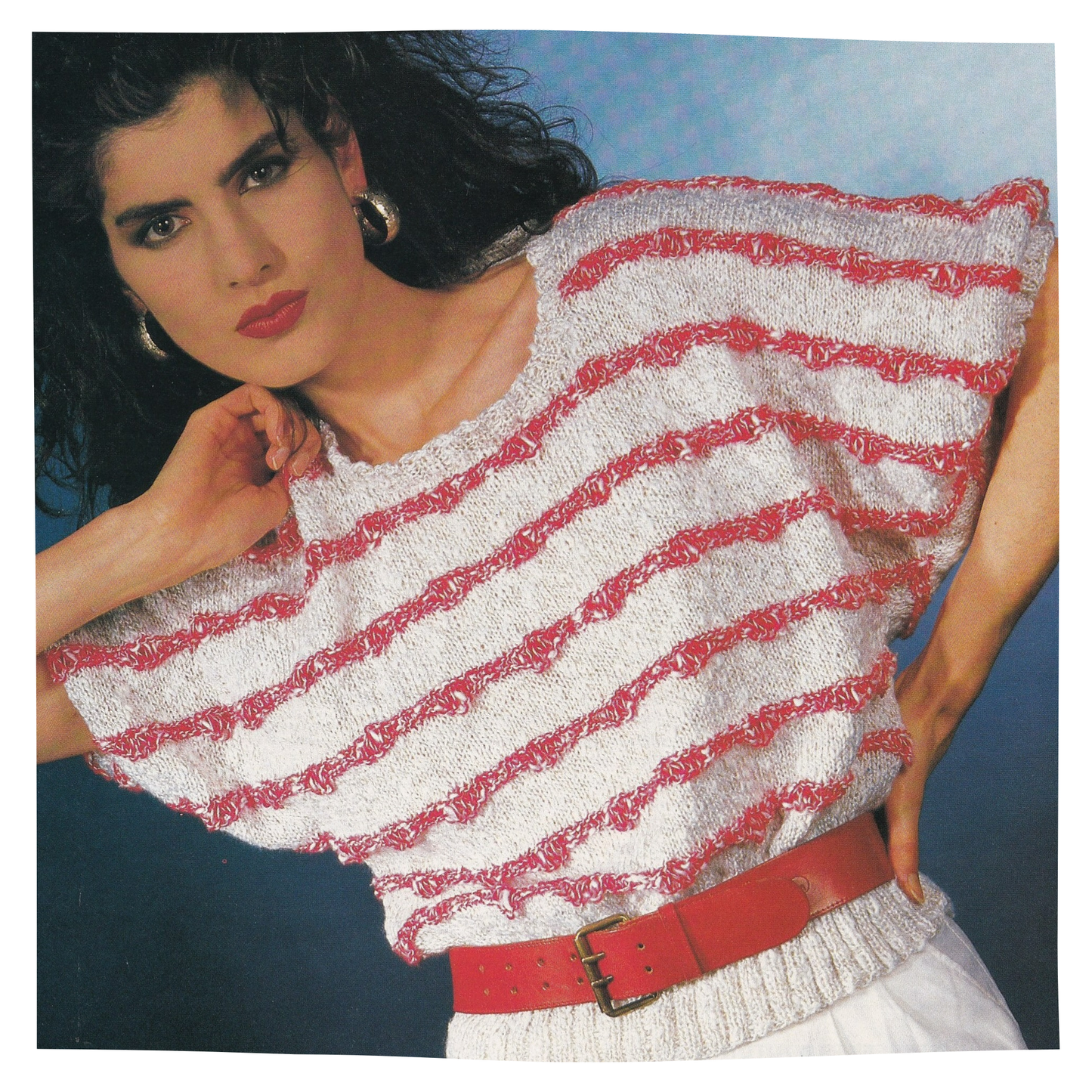 Summer Top for Women Knitting Pattern b7121