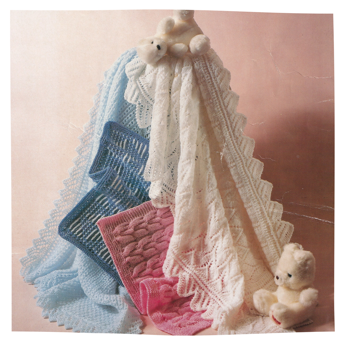 Baby Pram Covers and Shawls Knitting Pattern