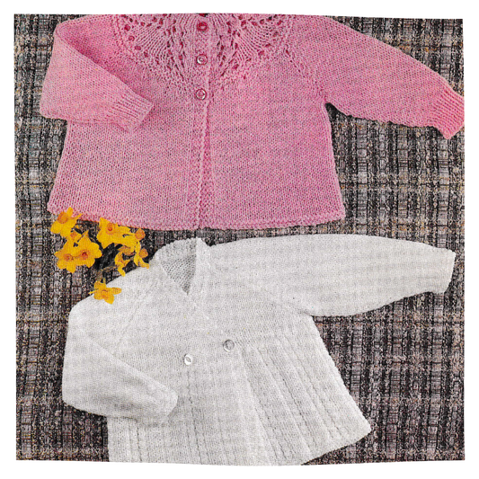 Baby Matinee Coat Cardigans in size 3-6m