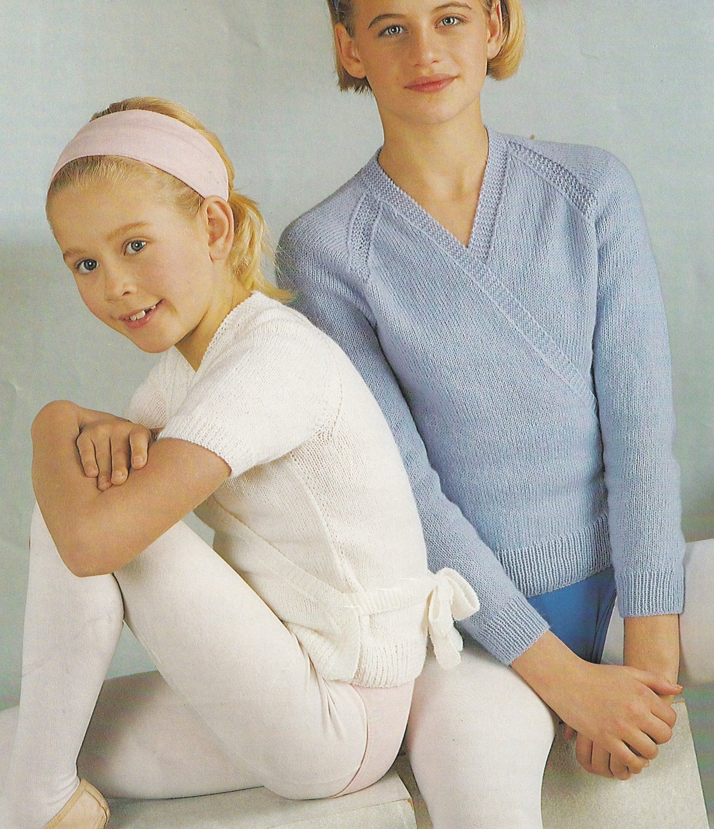 Girls Ballet Cardigan Knitting Pattern in 4 Ply
