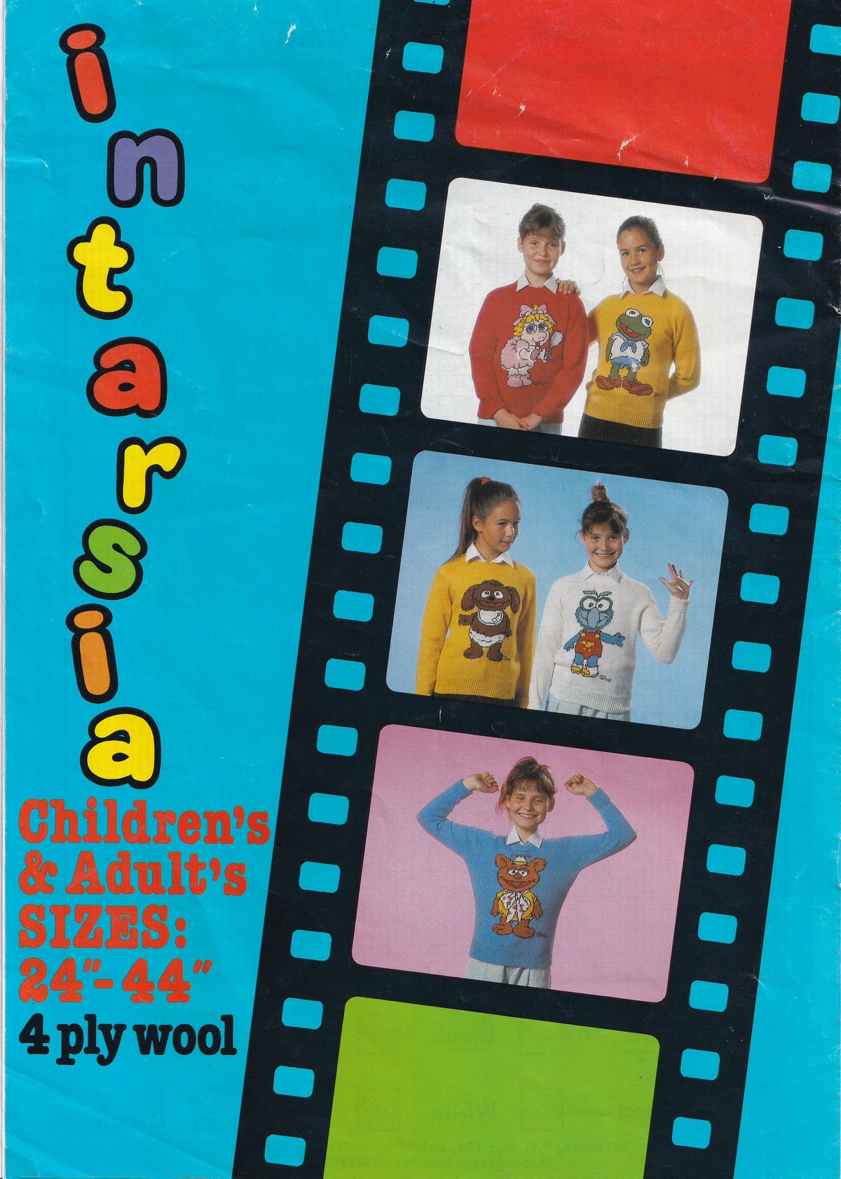 Muppet Babies - The Muppets Intarsia Sweaters Knitting Pattern