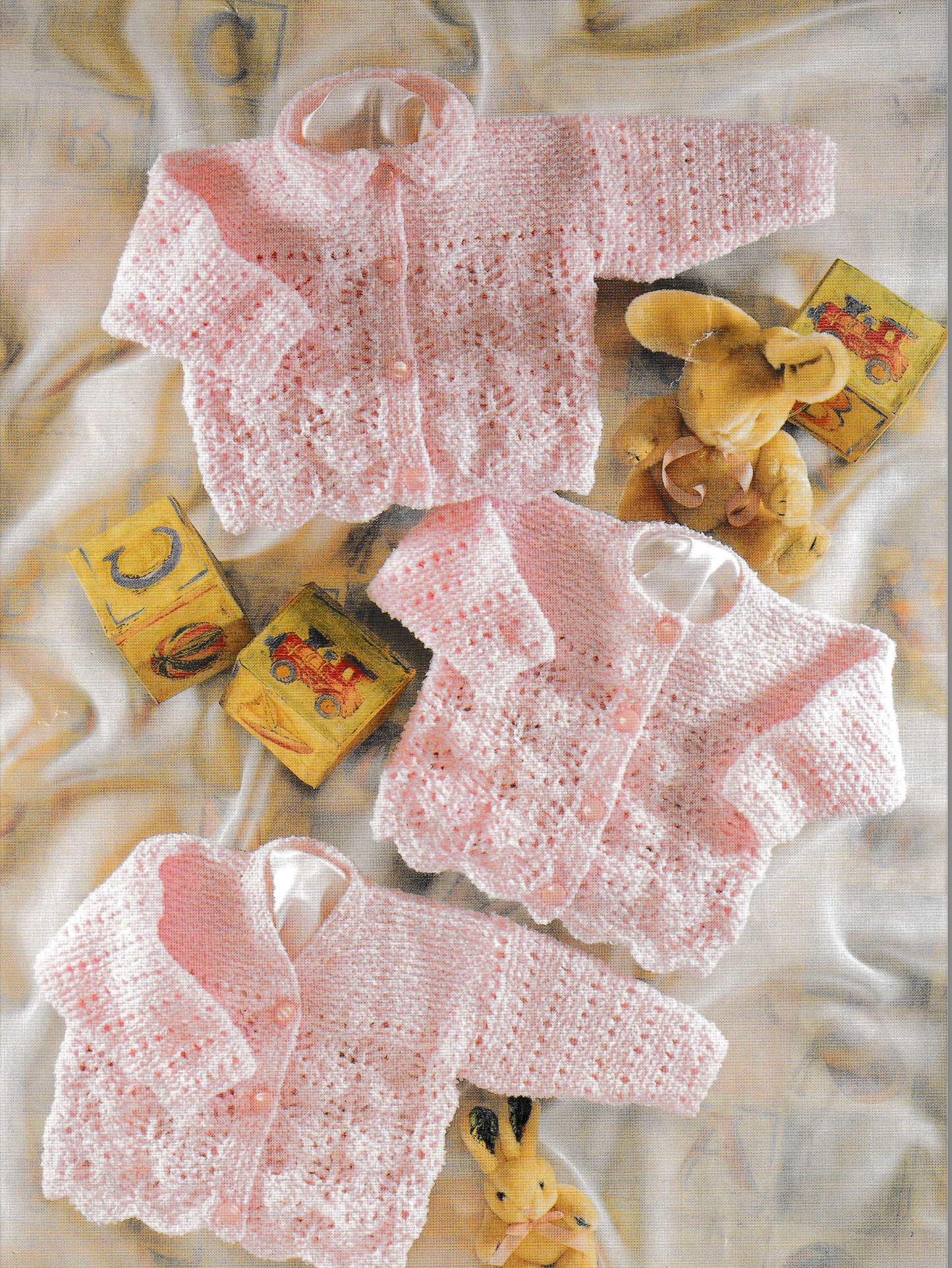 Vintage Knitting Pattern Download - Baby Cardigans