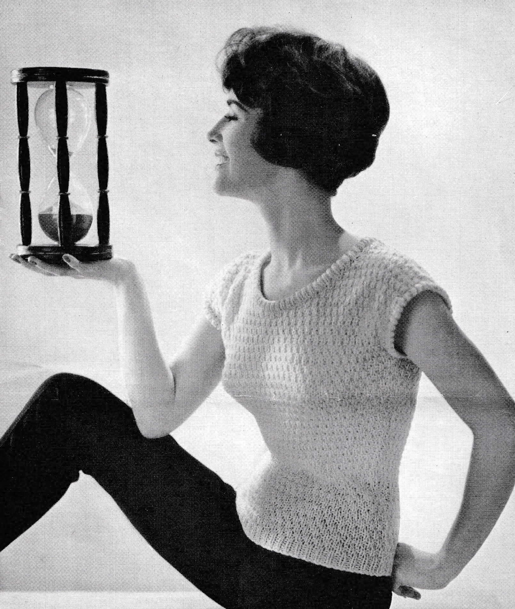 Quick Knit Ladies Tops Vintage Knitting Pattern