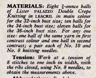 Coolie Top for Ladies - Skinny Rib Style Vintage Knitting Pattern