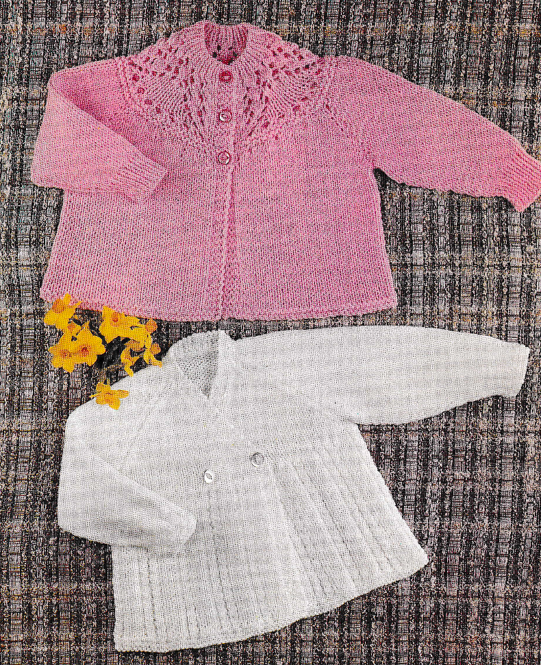 Baby Matinee Coat Cardigans in size 3-6m