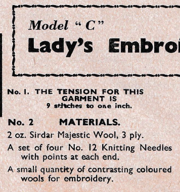 1940s knitting pattern for women's gloves and mittens in 3 ply yarn