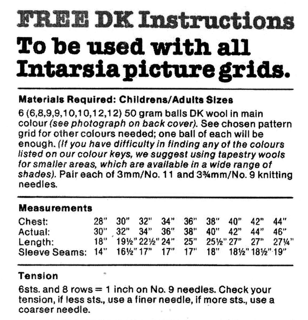 My Little Pony Intarsia Sweaters Knitting Pattern